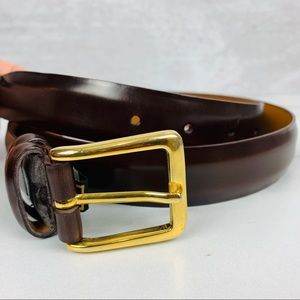 NEW Cole Haan Size 40 Brush Off Leather Belt